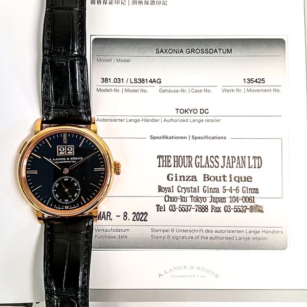 A. Lange and Sohne Saxonia 381.031